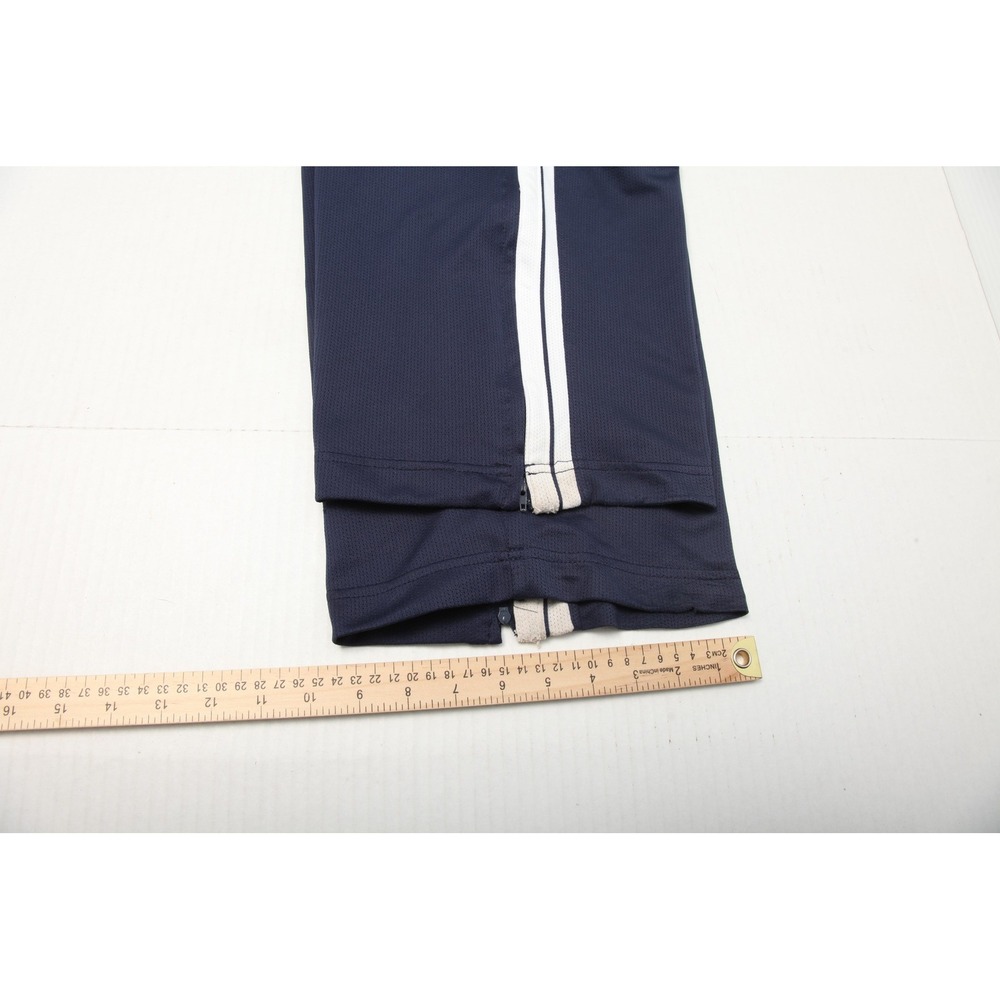Nike Basketball Pants Mens XL Navy Warm Up Track Zip Leg Tearaway Polyester - Picture 14 of 15